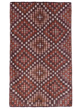 Alfombra tejido plano antiguo-KILIM ANTIGUO CHICHIM DE COLORES VARIOS 110X180-00